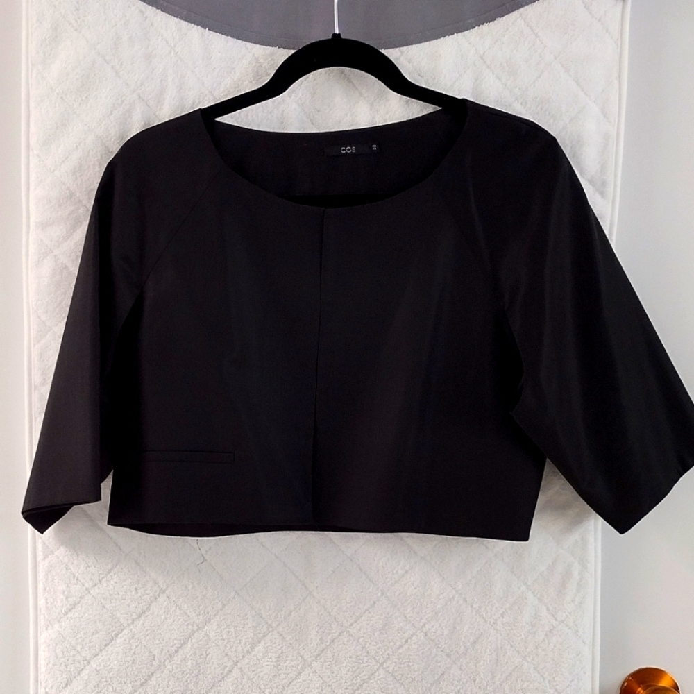 COS Cropped Bolero Jacket Size 10